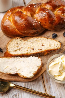 Kuru üzümlü çöreğin en güzel manzarası. 