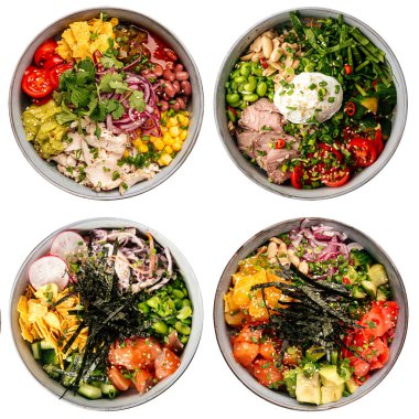 Münferit Hawai dürtme kaseleri menü kolajı