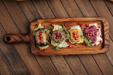 Çeşitli Gürcü Phali aperatifleri.