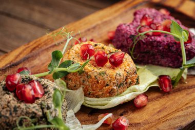 Çeşitli Gürcü Phali aperatifleri.