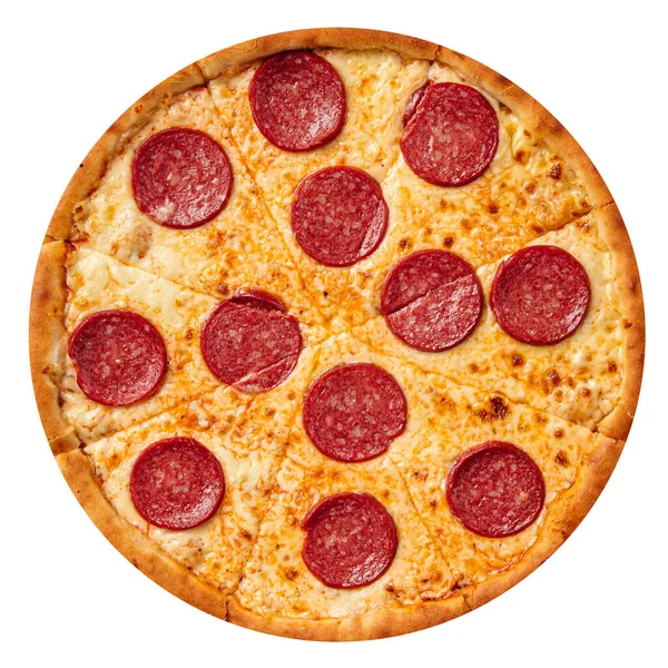 Biberli pizza ve salam.