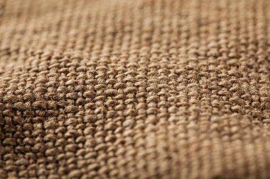 Kahverengi un çuvalı çuval bezi kumaş deseni