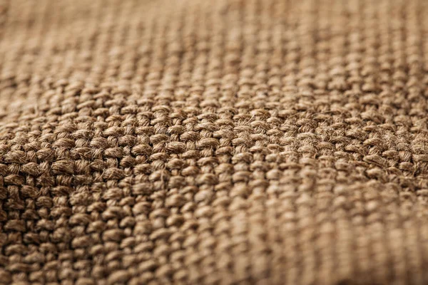 Коричневая мука мешок мешок джута текстура ткани — стоковое фото