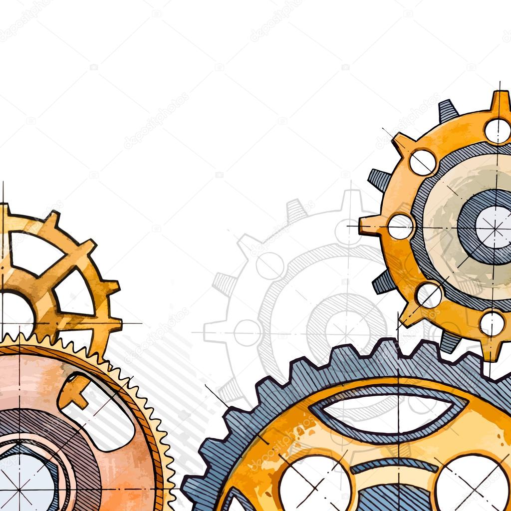 blueprint background gears blueprint background gears