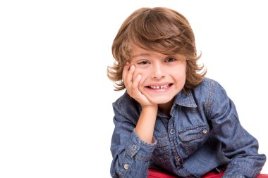 kamera için poz çocuk