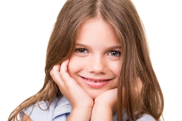 Menina loira bonita — Fotografia de Stock