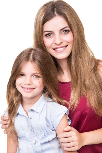 Meninas posando para câmera — Fotografia de Stock