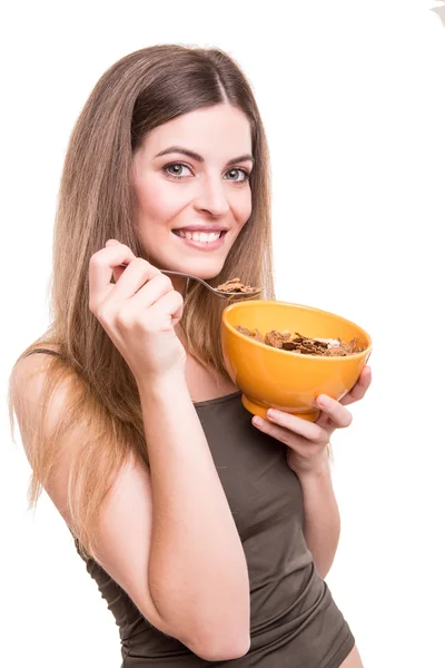 Mujeres comiendo cereales —  Fotos de Stock