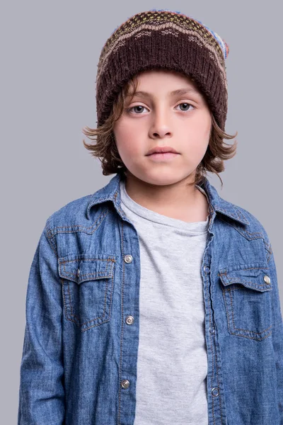 Fashion boy posing — Stock Photo, Image