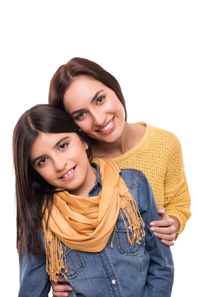 Woman and little girl — Stock Photo, Image
