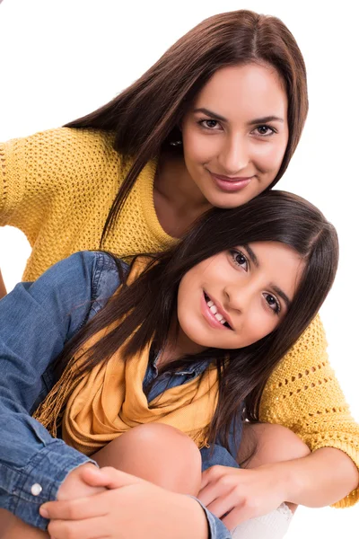 Woman and little girl — Stock Photo, Image