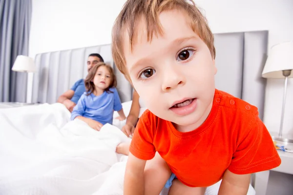 Funny boy close up — Stock Photo, Image