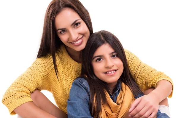 Woman and little girl — Stock Photo, Image