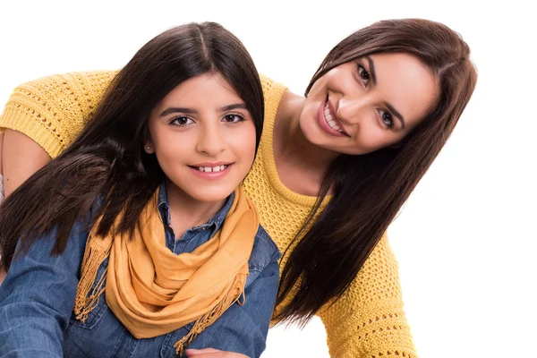 Mujer y niña — Foto de Stock