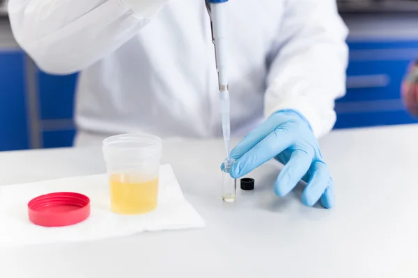 Cientista em laboratório — Fotografia de Stock