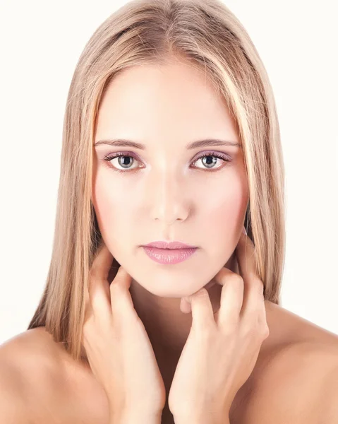 Schoonheid van de vrouw schoot — Stockfoto