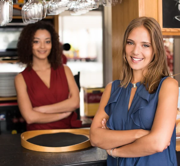 Vrouwelijke Barista 's — Stockfoto