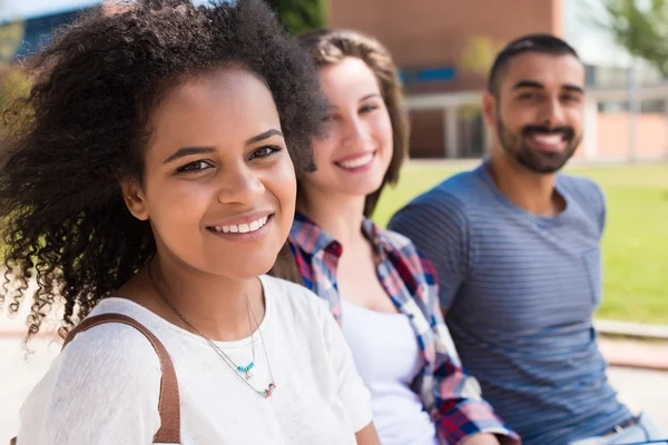 Students in School Campus — Stock Photo, Image