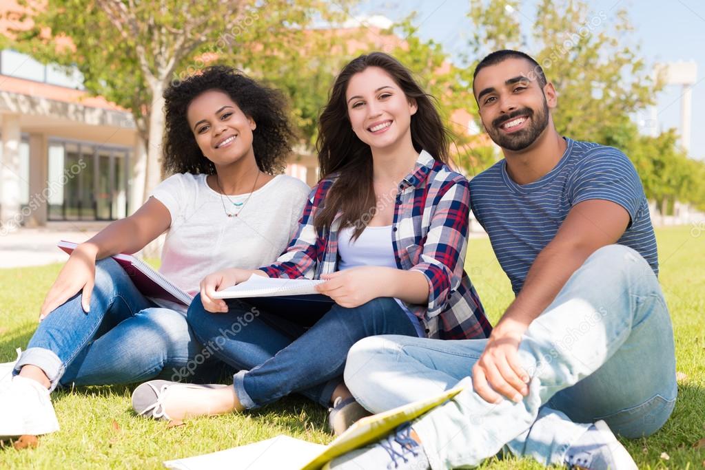 Students at School Campus