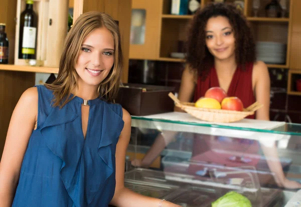 Staff at coffee shop — Stock Photo, Image