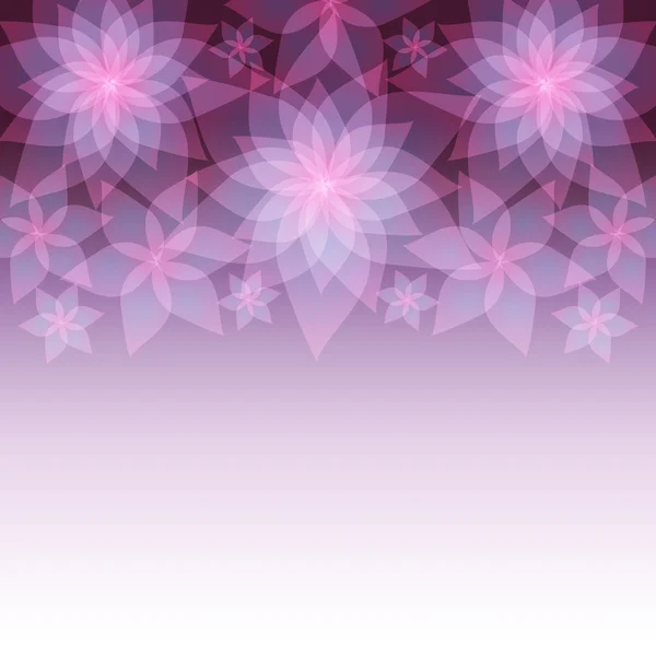 Fondo abstracto festivo con flores lirios — Vector de stock