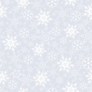Kar taneleri ile şenlikli seamless modeli