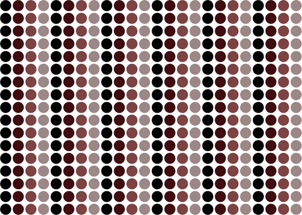 Motif Pois Sans Couture Noir Marron Utiliser Comme Fond — Photo