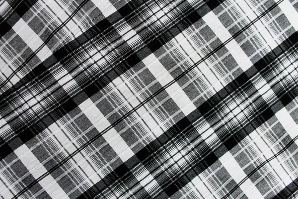 Fabric textile background with square pattern — Stock Photo, Image