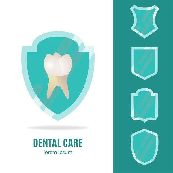 Arrière-plans sur le thème garde dents — Image vectorielle