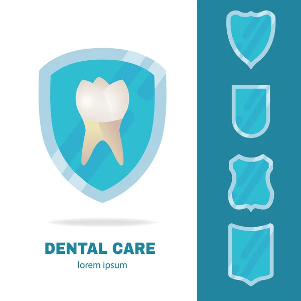 Arrière-plans sur le thème garde dents — Image vectorielle