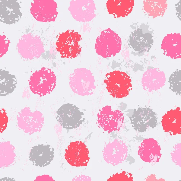 Pastel tones elegant polka dot seamless pattern — Stock Vector