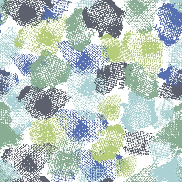 Hand painted textured abstract  shabby  fresh seamless pattern — Stock Vector
