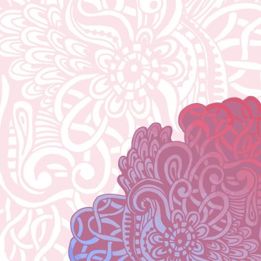 Elle çizilmiş garip arka plan