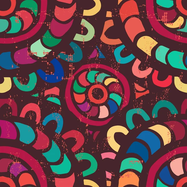 Hand made motley bizarre seamless pattern — Free Stock Photo