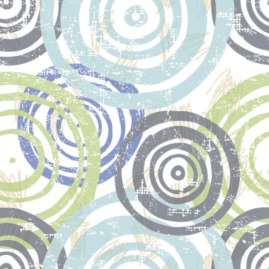 Retro daireler seamless modeli