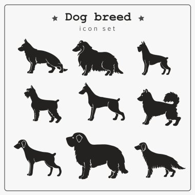Köpek doğurmak simgeler kümesi