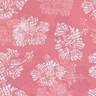 Hibiscus çiçek ihale seamless modeli