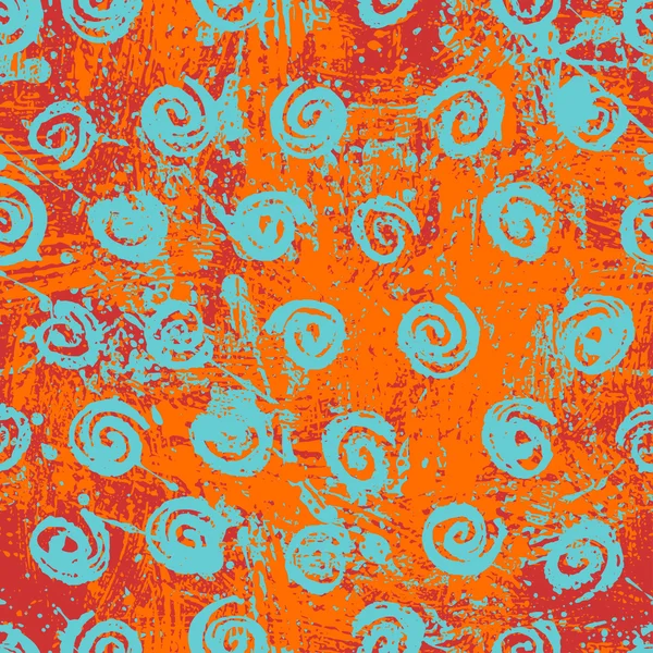 Modèle sans couture avec spirales — Image vectorielle