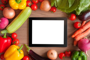Tablet pc ve malzemeler