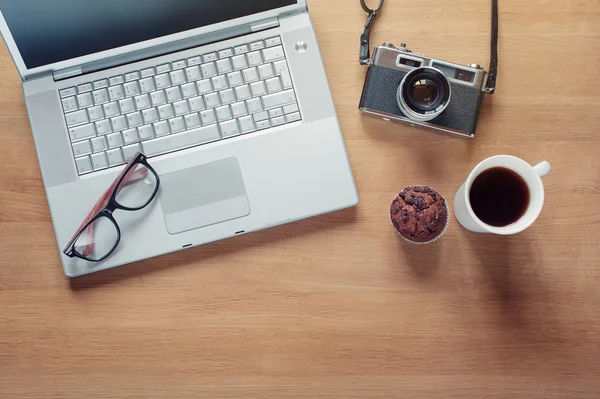 Confort moderno lugar de trabajo — Foto de Stock