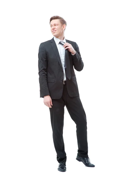Mann zieht Krawatte aus. — Stockfoto