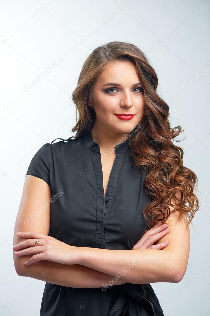 woman standing with arms crossed