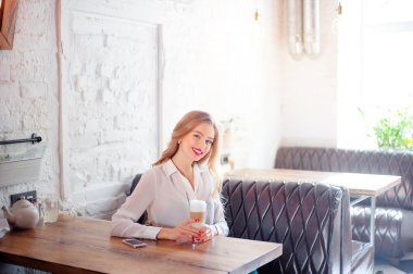 Young woman with coffee