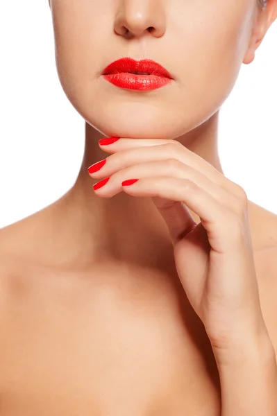 Red Sexy Lips — Stock Photo, Image