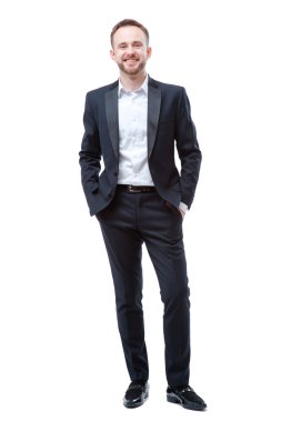 Genç sakallı adam