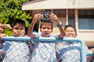 Unidentified people celebrate resignation of government