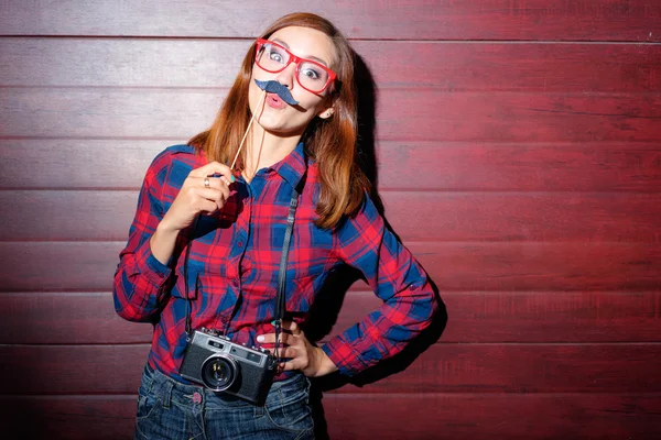 Woman having fun. — Stock Photo, Image