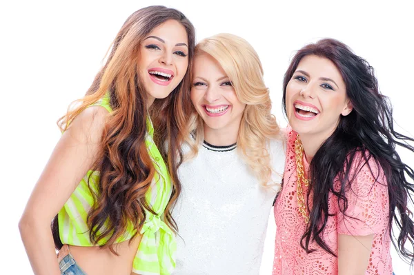 Tres mujeres riendo — Foto de Stock