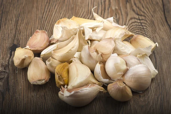 Gruppe von Knoblauchzehen — Stockfoto