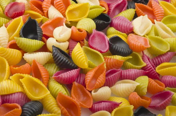 Olika typer av hemlagad pasta — Stockfoto